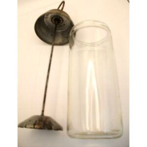 Vintage 1930s Metal & Glass 12 oz Malted Milk Mixer